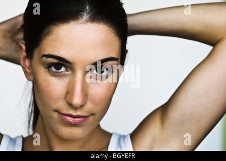 Junge Frau, Porträt Stockfoto