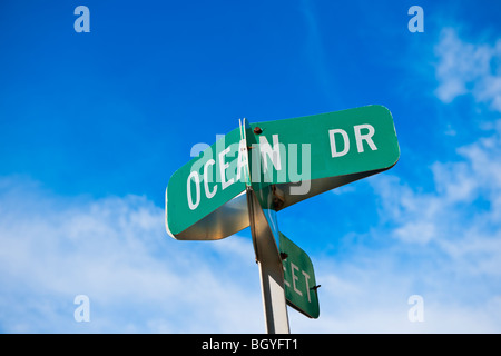 Straßenschild Stockfoto