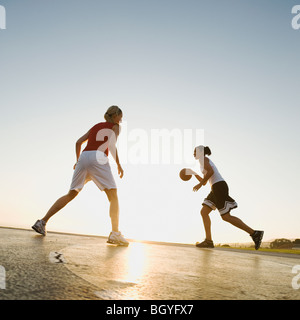 Basketball-Spieler Stockfoto