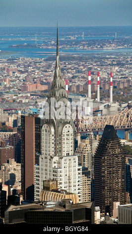 Luftaufnahme von Manhattan Stockfoto