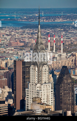 Luftaufnahme von Manhattan Stockfoto