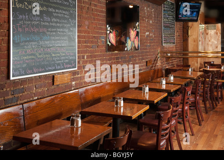 Tische im restaurant Stockfoto