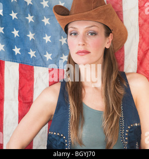 Cowgirl Stockfoto