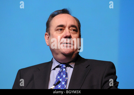 Alex Salmond, erster Minister von Schottland Stockfoto