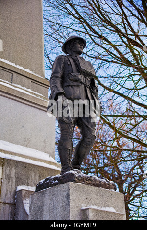 Das Yorkshire und Lancashire War Memorial Weston Park Sheffield, South Yorkshire England Großbritannien Stockfoto