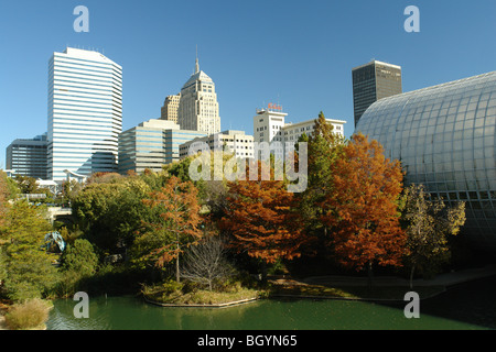 Oklahoma City, OK, Oklahoma, Innenstadt, Myriad Botanical Gardens Stockfoto