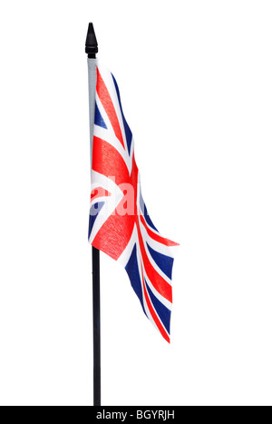 Britische Flagge, Union Jack Flagge des Vereinigten Königreichs Stockfoto