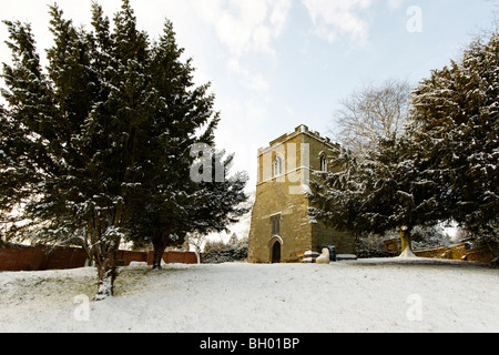 Die alte Kirche Turm, Bramcote, Nottingham, England Stockfoto