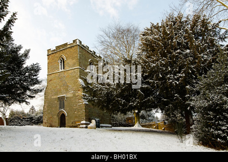 Die alte Kirche Turm, Bramcote, Nottingham, England Stockfoto