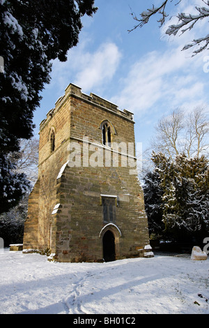 Die alte Kirche Turm, Bramcote, Nottingham, England Stockfoto