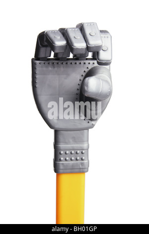 Spielzeug-Roboter-Hand Stockfoto