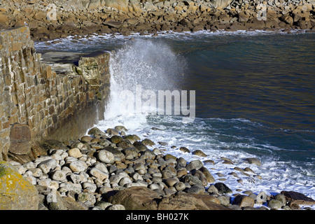 Später Bucht Cornwall UK Stockfoto