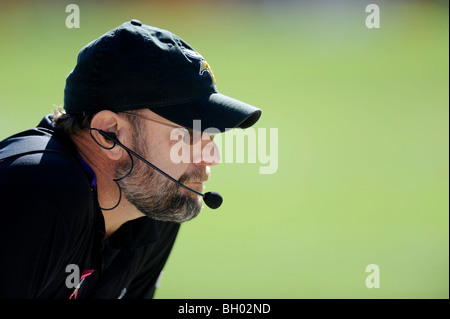Brad Childress Cheftrainer der Minnesota Vikings Stockfoto