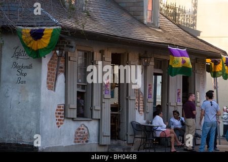 Lafitte Schmiede, Nachbarschaft Bar, French Quarter, New Orleans, Louisiana Stockfoto