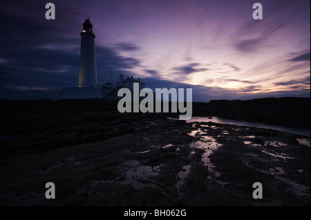 Str. Marys Leuchtturm Stockfoto