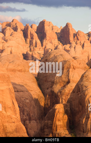 Hinter den Felsen Wildnis Untersuchungsgebiet, in der Nähe von Moab, Utah. Stockfoto