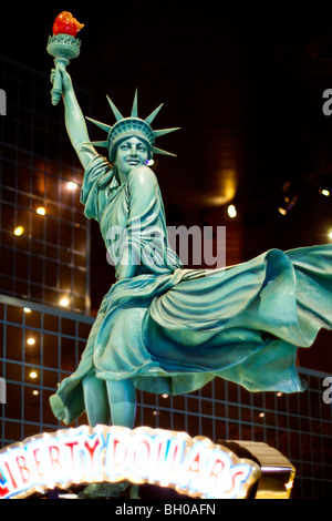Ein New Yorker Freiheitsstatue in New York New York Casino in Las Vegas anzeigen Stockfoto