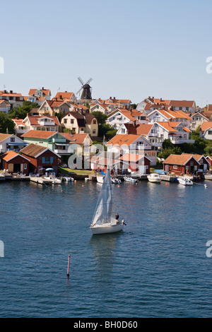 Fiskebackskil ein kleines Fischerdorf in Bohuslan Schweden Stockfoto