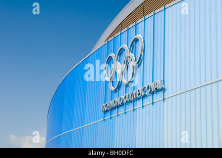 Richmond Olympic Oval, Vancouver, Heimat von Olympia 2010-skating-Veranstaltungen Stockfoto