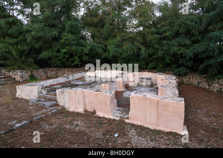 Reste der vorromanischen Kirche Sv Sveti Mihajlo St Michael Kolocep Kroatien Stockfoto