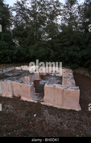 Reste der vorromanischen Kirche Sv Sveti Mihajlo St Michael Kolocep Kroatien Stockfoto