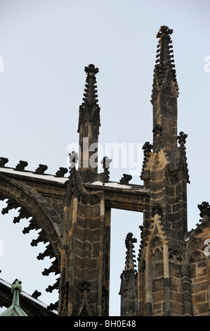 Sankt-Veits Kathedrale Prager Burg Tschechische Republik Stockfoto