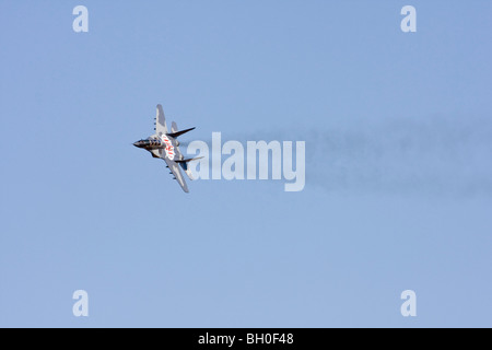 Polnische Luftwaffe Mig-29 auf RAF Leuchars Airshow 2009, Fife, Schottland Stockfoto