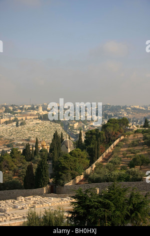 Israel, Jerusalem, ein Blick vom Ölberg Stockfoto