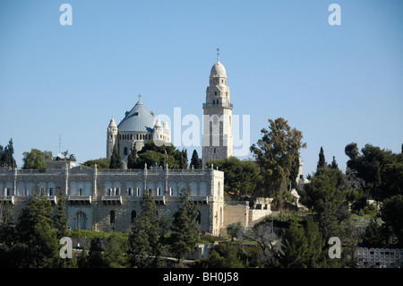 Israel, Jerusalem, Hagia Maria Sion Abtei ist eine Benediktiner-Abtei in Jerusalem auf dem Mt. Zion Stockfoto