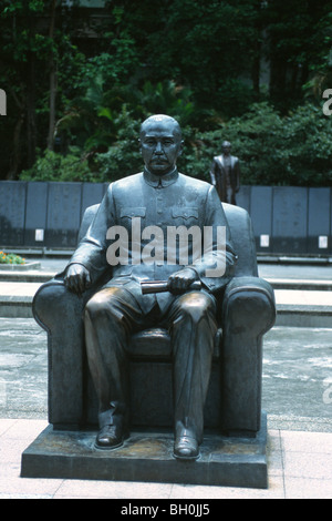 Sun Yat-Sen Statue, Taipei, Norden von Taiwan, Taiwan, r.o.c. Stockfoto