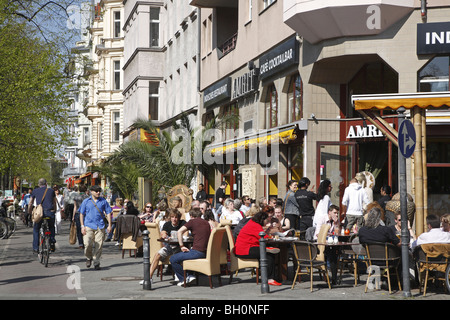 Berlin Winterfeldtplatz Maassen Street Stockfoto