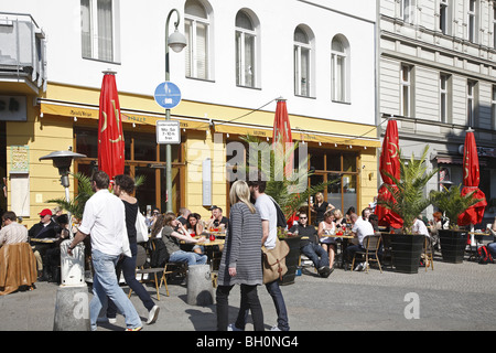 Berlin Winterfeldtplatz Maassen Street Stockfoto