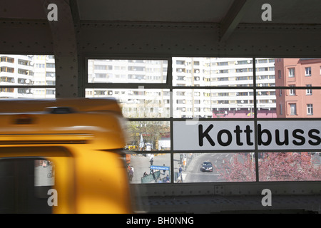 Berlin Friedrichshain-Kreuzberg Kottbusser Tor Stockfoto