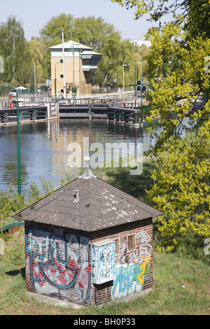 Berlin Spandau Schleuse Watergate Stockfoto