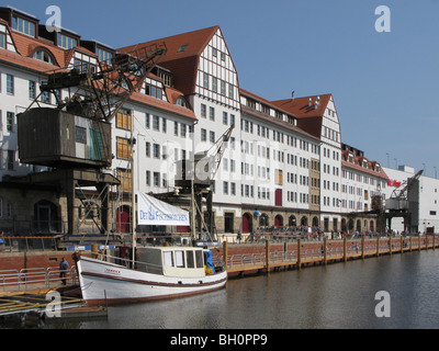 Berlin Tempelhofer Hafen Stockfoto