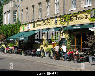 Berlin 1 Mai erste kann Oranienstraße Stockfoto