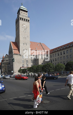 Berlin Neukölln Rathaus Karl Marx Straße Street Rathaus Stockfoto