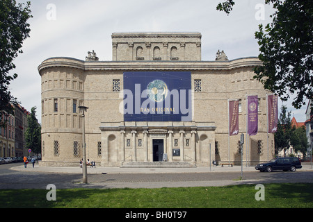 Halle Landesrmuseum Stockfoto