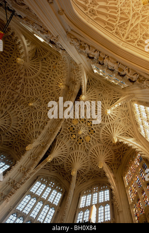 Heinrich VII. Kapelle Westminster Abbey Fan Voltigieren Stockfoto