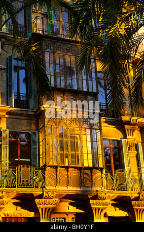 Europa, Spanien, Mallorca, Palma, Placa De La Llotja Stockfoto