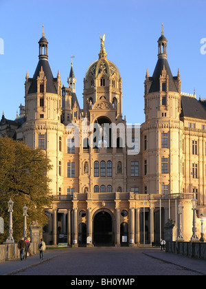 Schloss Schwerin, Mecklenburg-Vorpommern, Deutschland Stockfoto