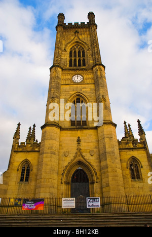 Str. Lukes Kirche Kirche Ecke Leece aka der bombardiert und Berry Straßen Liverpool England UK Europa Stockfoto