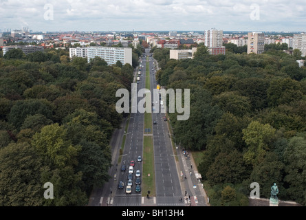 Altonaer Straße und Tiergarten Übersicht - Berlin - Deutschland Stockfoto