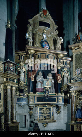 Fane-Denkmal in der Kapelle des St. Nikolaus Westminster Abbey Stockfoto