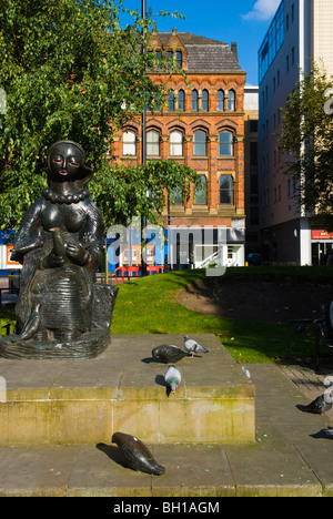 Messenger of Peace Statue am St Peters-Platz in Manchester England UK Mitteleuropa Stockfoto