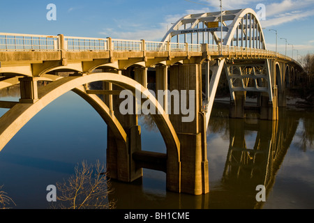 Edmund Pettus Bridge, Selma, Alabama Stockfoto