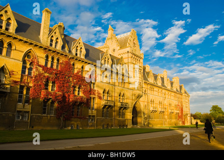 Wiese, Christ Church College Oxford England UK Europa bauen Stockfoto