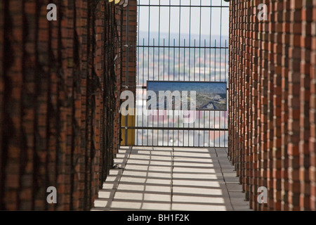 Verlassene Aussichtsplattform auf dem Kohlhoff-Turm auf dem Platz Potsdamer Platz, Berlin, Deutschland, Europa Stockfoto