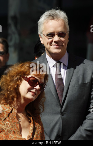 SUSAN SARANDON TIM ROBBINS SCHAUSPIELER HOLLYWOOD LOS ANGELES CA USA 10.10.2008 Stockfoto
