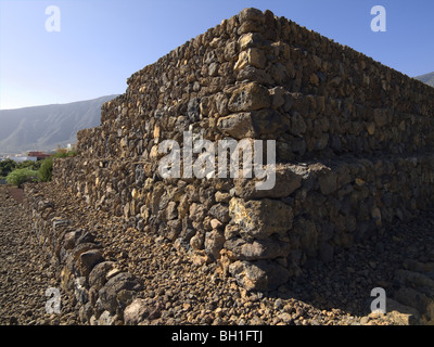 Uralten Pyramide im Piramides Park de Guimar Ethnographic Teneriffa Kanarische Inseln Stockfoto